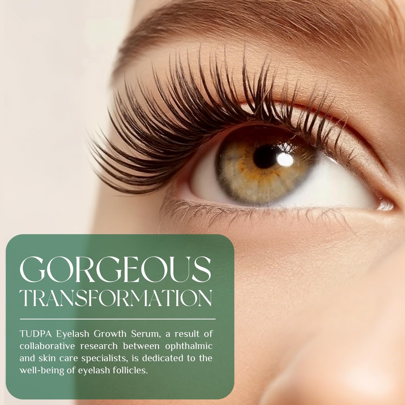TUDPA grape seed ingredient image emphasizes antioxidant support for lash health.