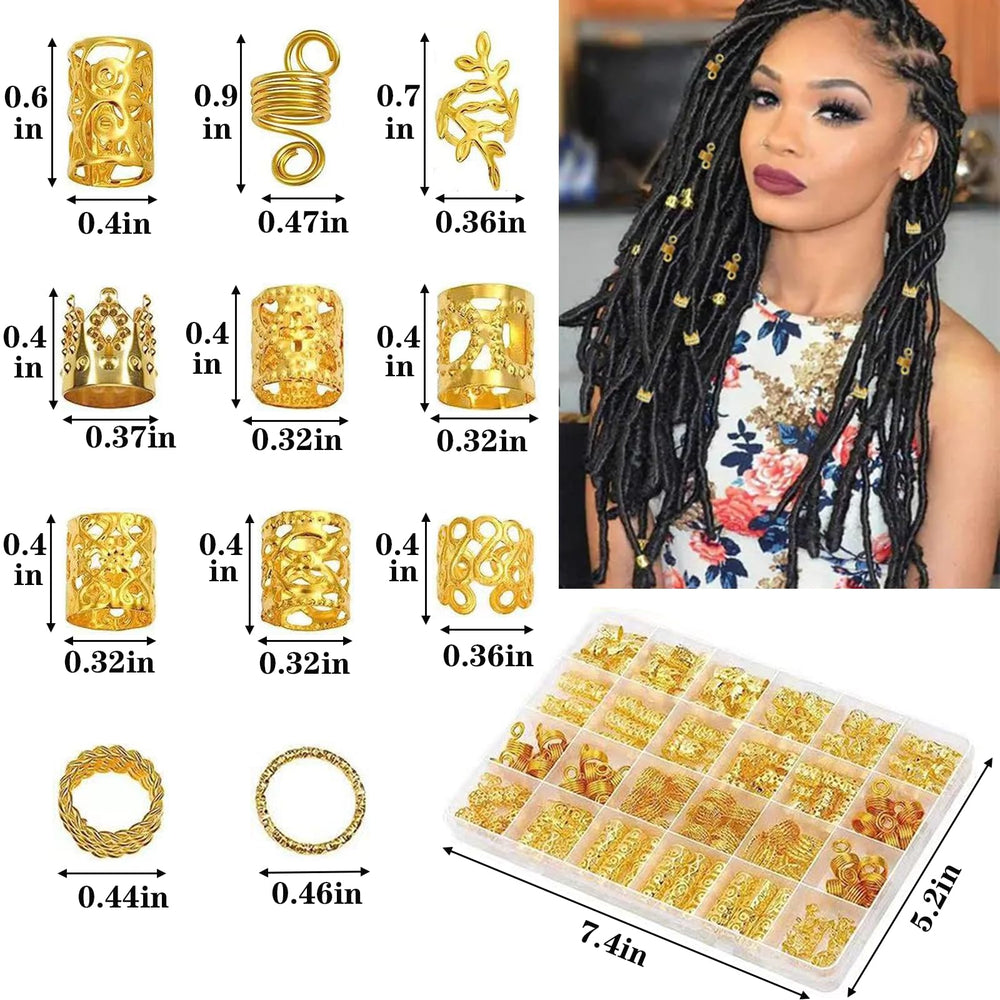 Tuefuzy accesorio estilo vid para trenzas, aporta brillo y personalidad