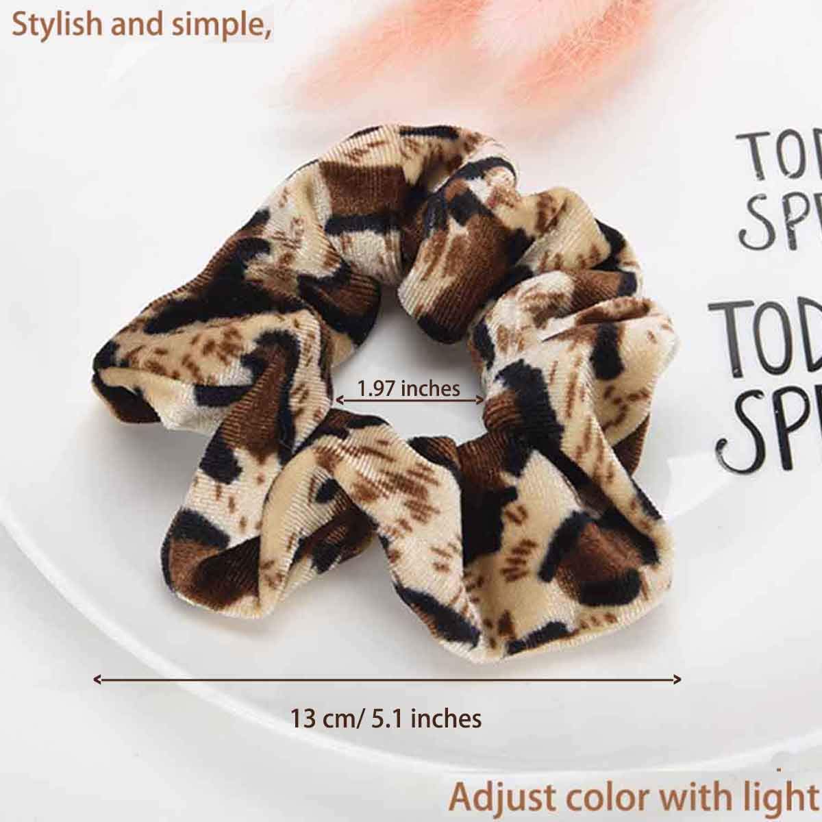 TUICARE premium velvet scrunchie—soft texture and fade-resistant color.