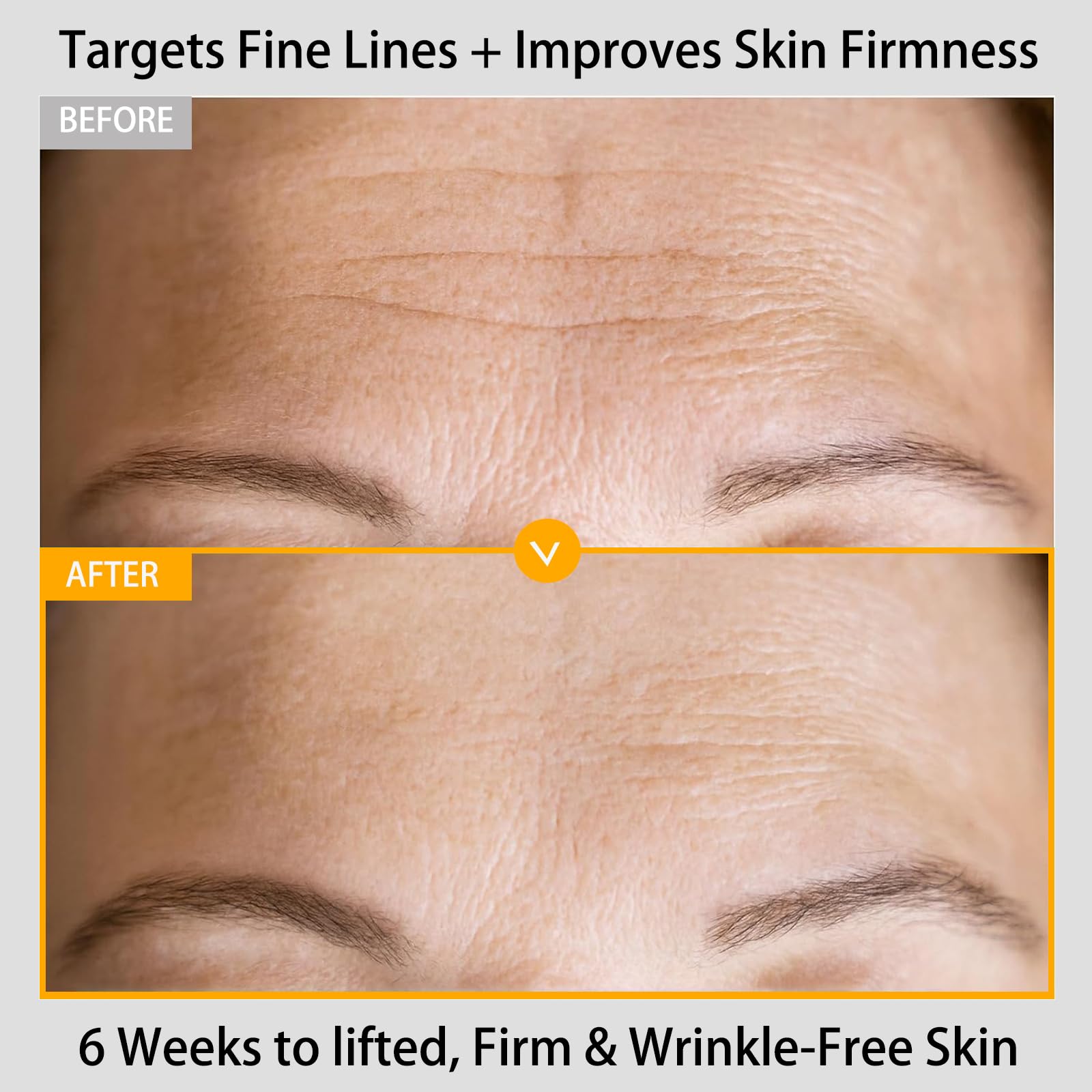 TUJHG Vitamin C Retinol Serum ingredients include hyaluronic acid and peptides.