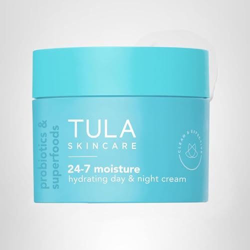 TULA 24-7 cream close-up texture on skin.