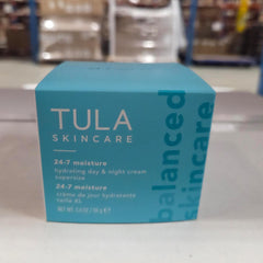 TULA 24-7 cream texture close-up silky and smooth application.