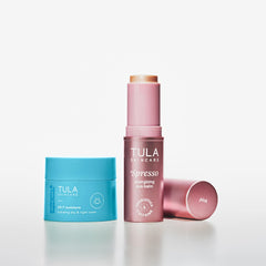 TULA 24-7 Day & Night Cream travel-size swatch for daily hydration