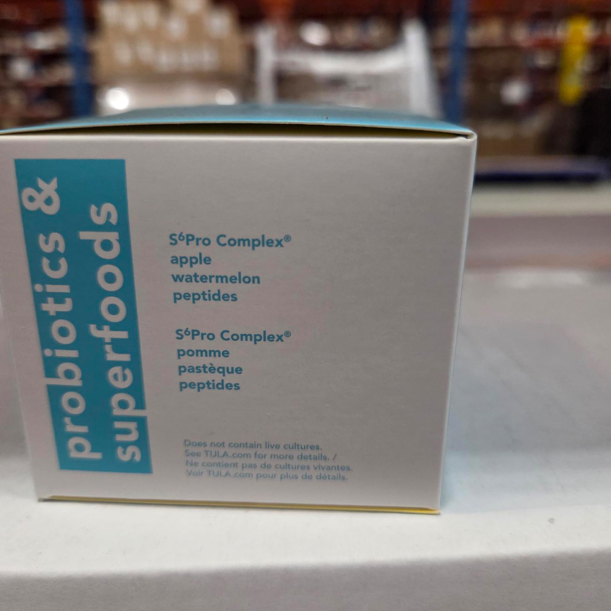 TULA 24-7 jar label shows 3-4oz size and value.
