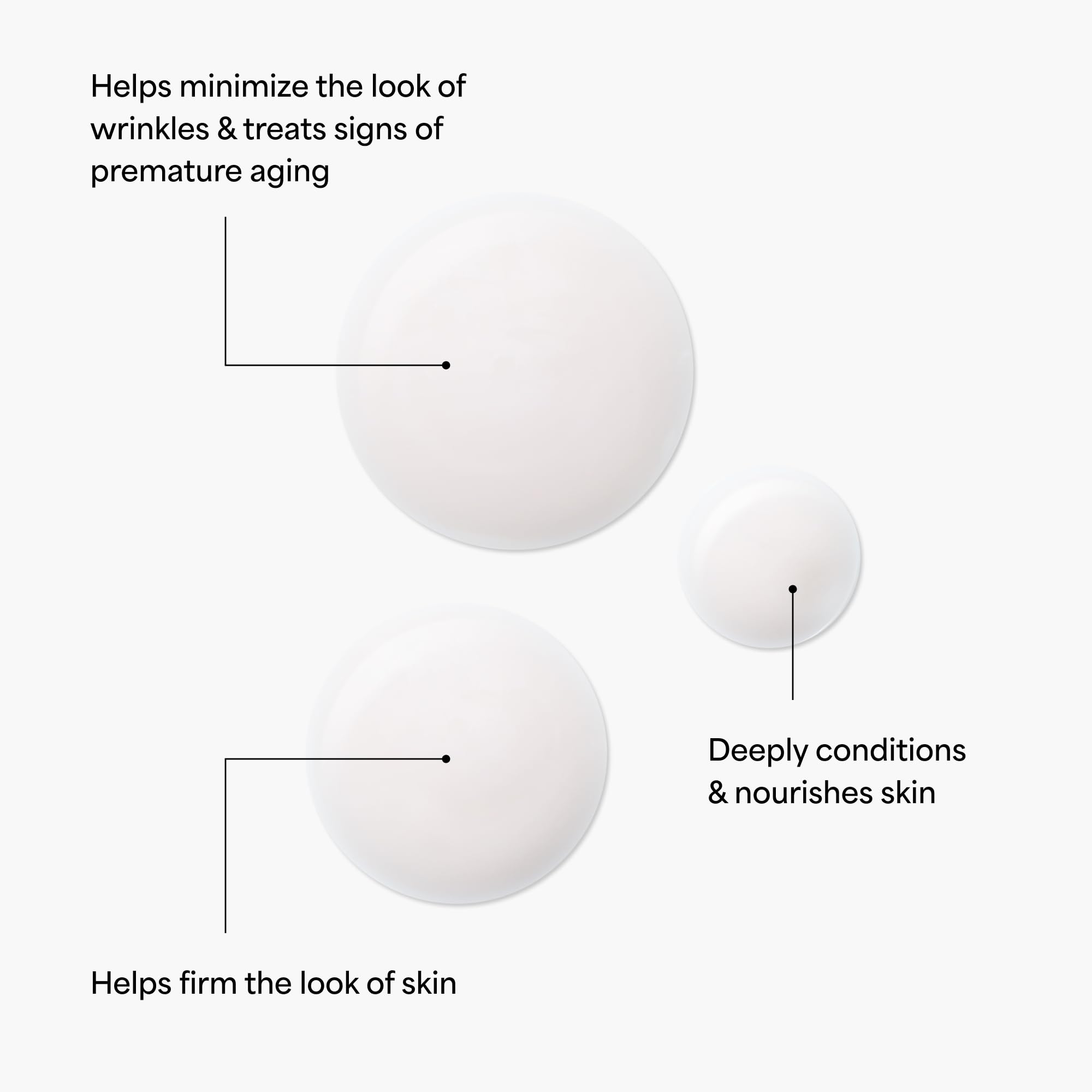 TULA bakuchiol-alfalfa-stevia blend on bottle promotes soothing, smoothing anti-aging actives.