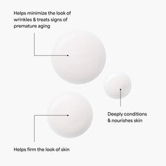 TULA bakuchiol-alfalfa-stevia blend on bottle promotes soothing, smoothing anti-aging actives.