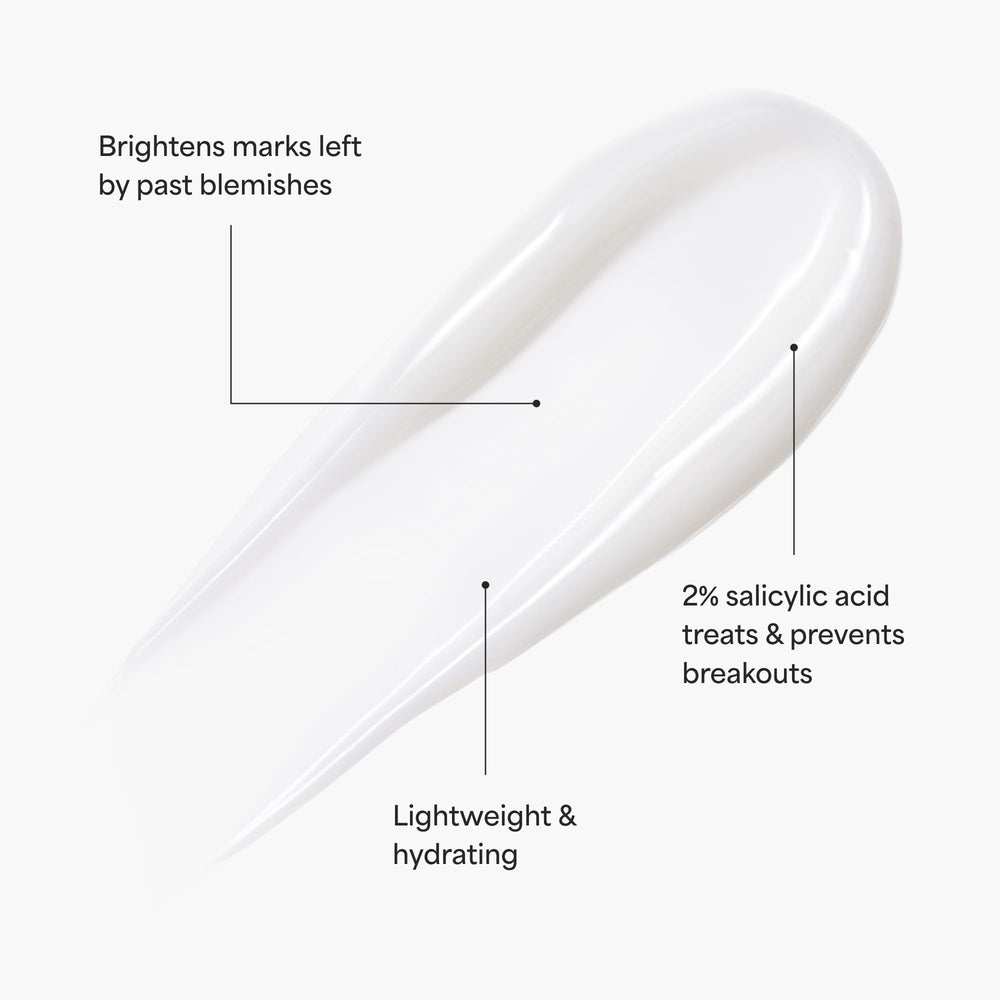 TULA Breakout Star moisturizer application image highlighting quick-absorbing hydration.