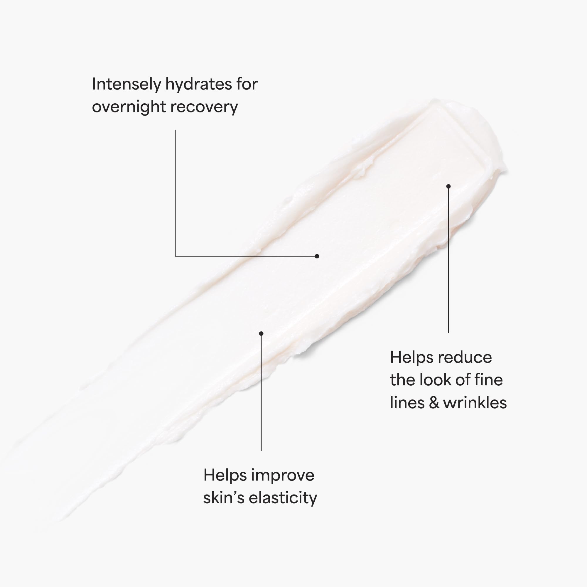 TULA Eye Recharge cream pump dispenses precise nightly amount.