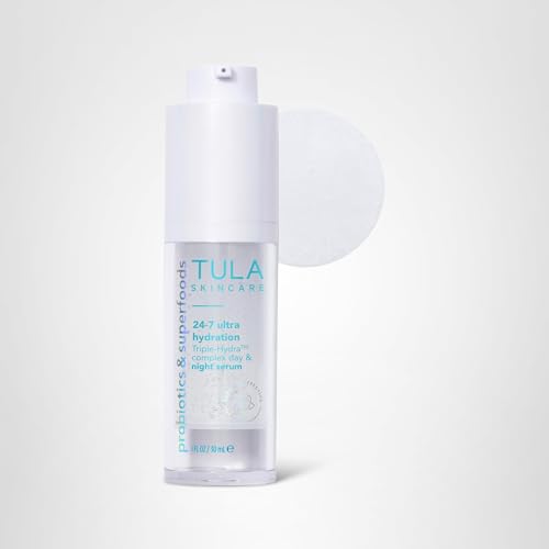 TULA glow finish on hydrated skin after application