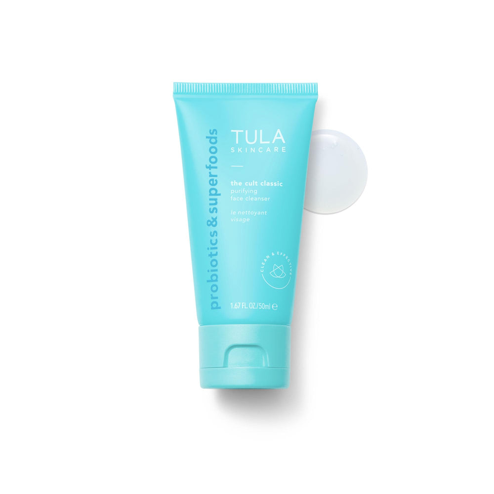 TULA Greatest Hits Discovery Kit packaging showcases travel-friendly skincare trio.