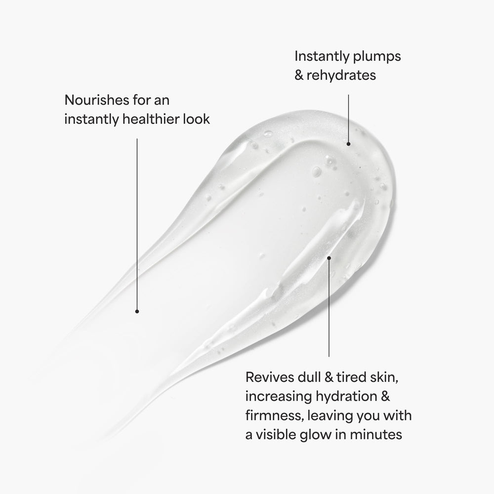TULA H2Oasis mask texture close-up showing creamy hydration