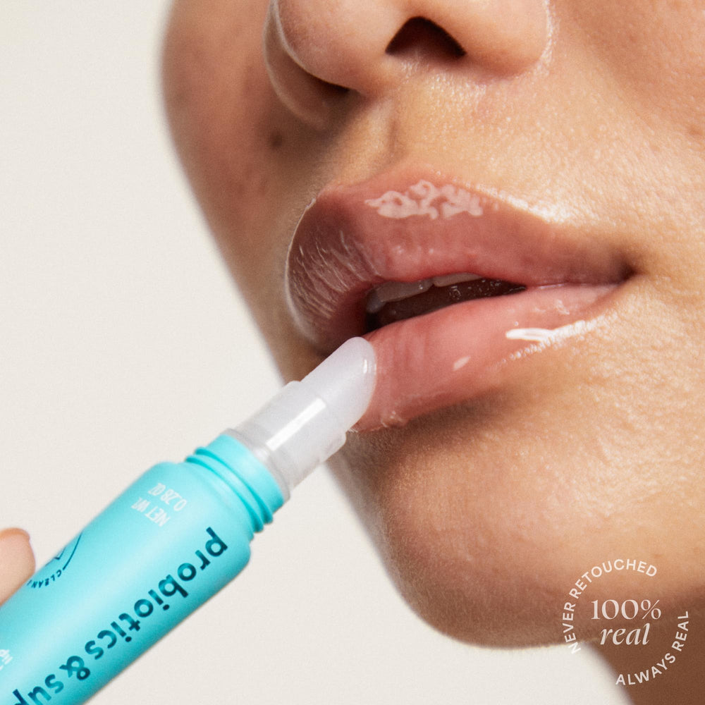 TULA vitamin E bottle with mask image suggests antioxidant protection for lips