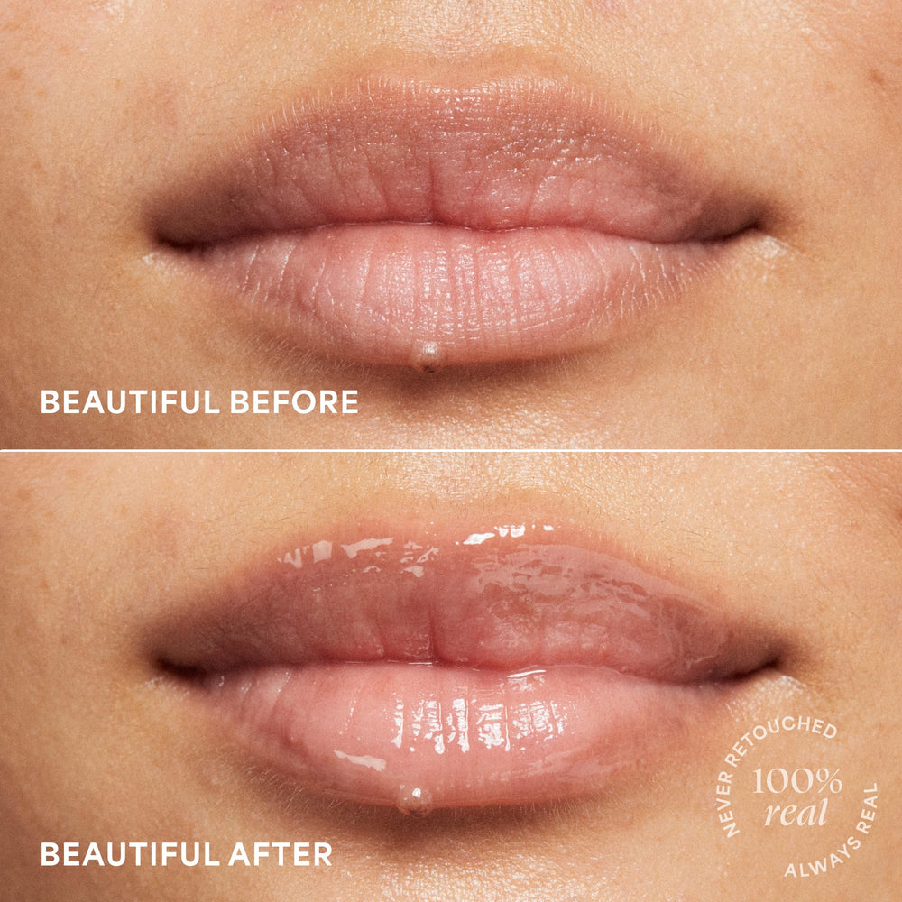 TULA packaging display emphasizes clean, clinically tested lip care