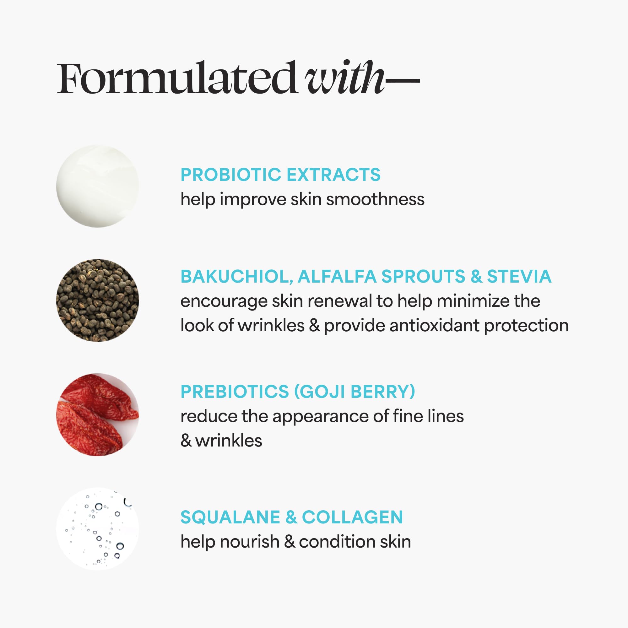 TULA probiotic extracts serum supports balanced, glowing skin without live cultures.