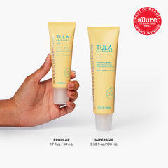 Reef-safe formula from TULA Protect + Glow supports skin and oceans.