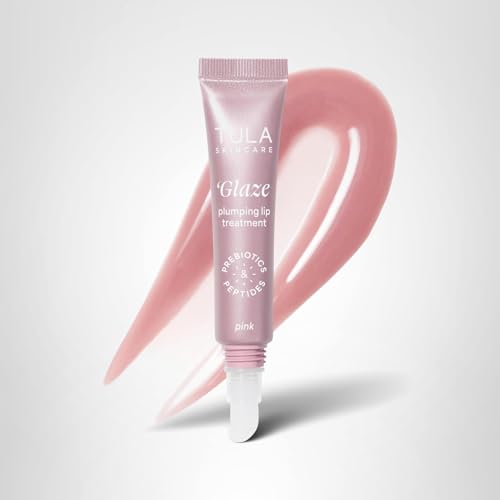 TULA Rose Glow lip balm on-the-go for quick lip refreshment