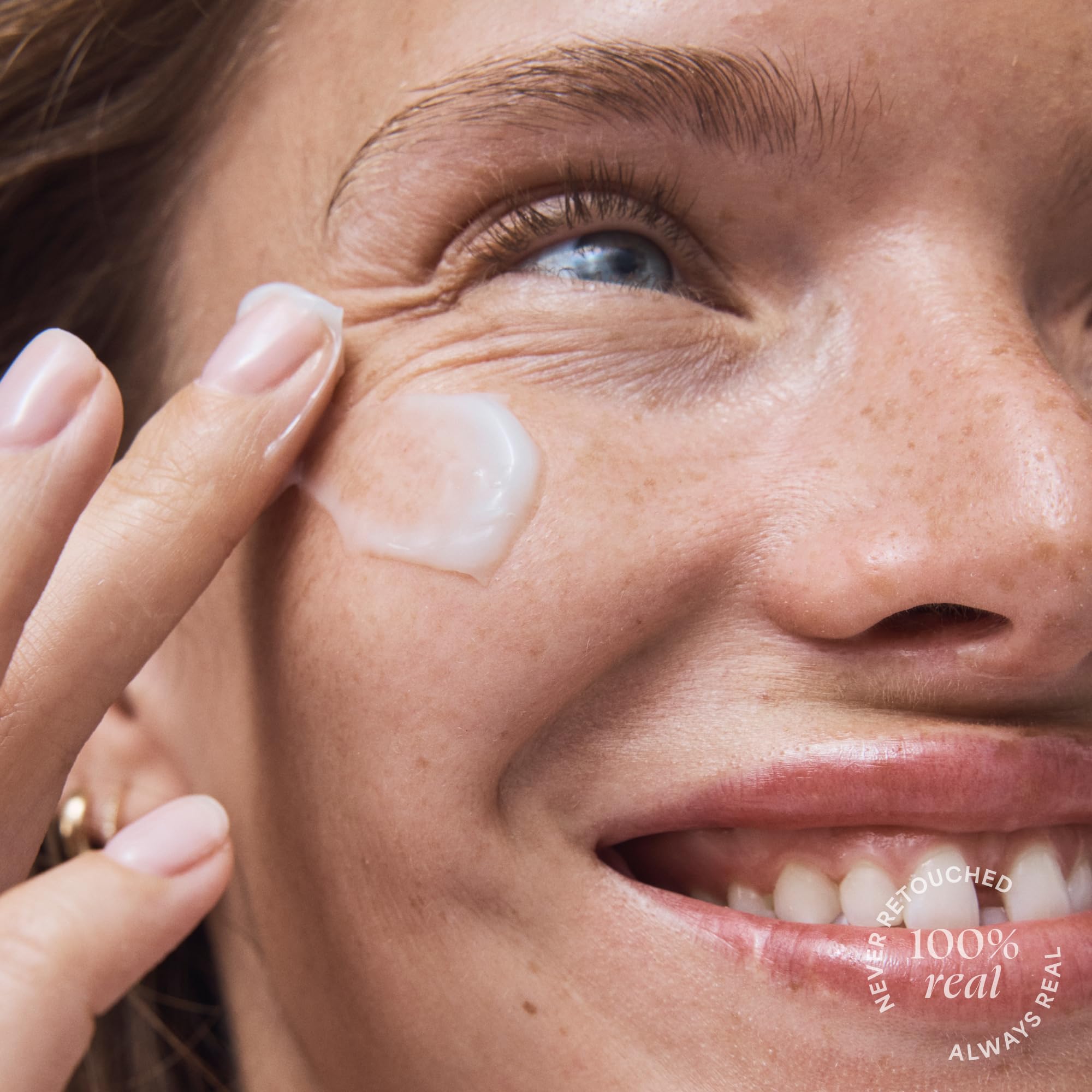 TULA gel-cream on skin delivers a dewy finish with lasting hydration.