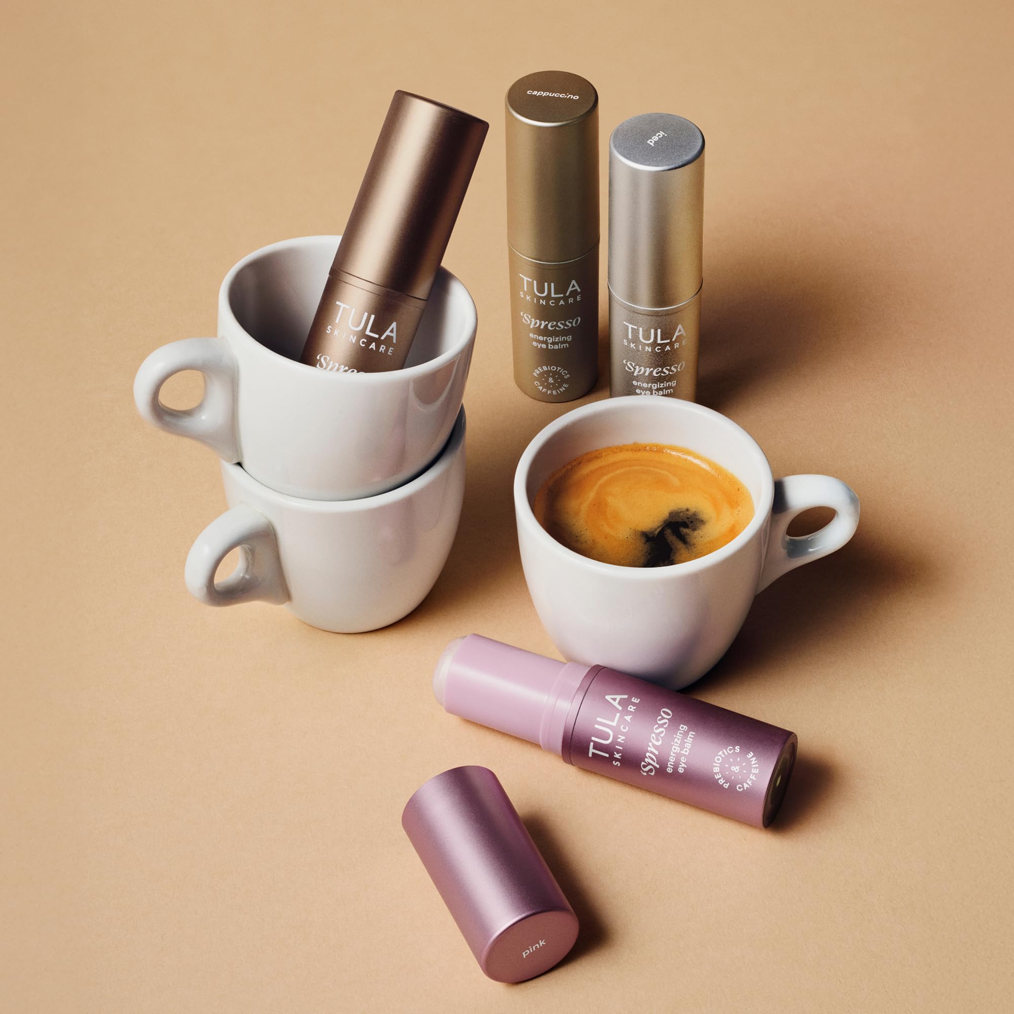 TULA Spresso packaging image showcases travel-friendly 0.35 oz size.