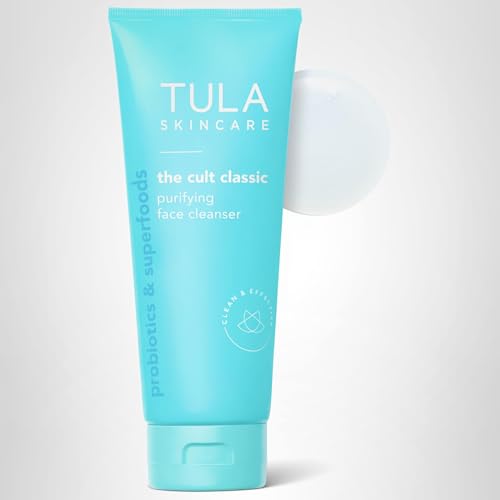 Morning and night daily skincare routine with TULA cleanser