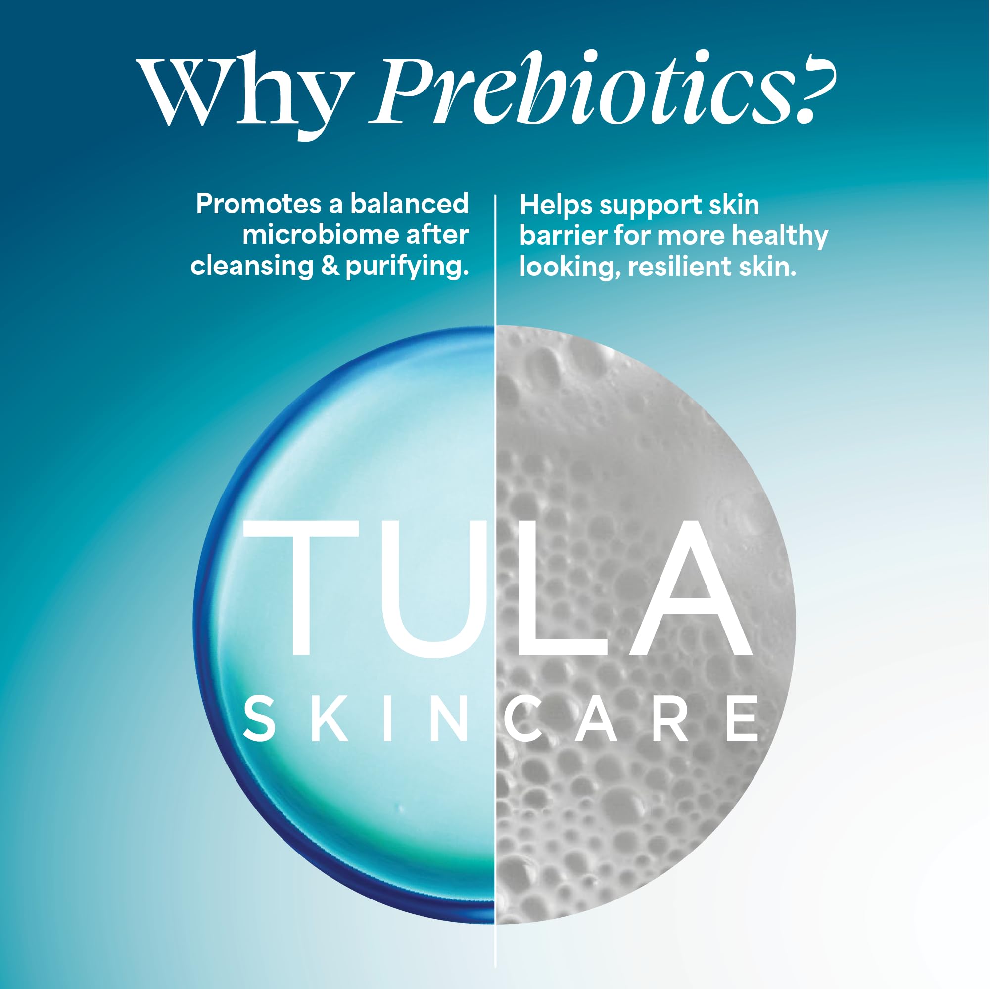 TULA cleanser's gentle formula is suitable for dry skin and keeps skin hydrated