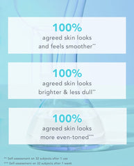 TULA Take Care + Polish lather and rinse action on wet skin.