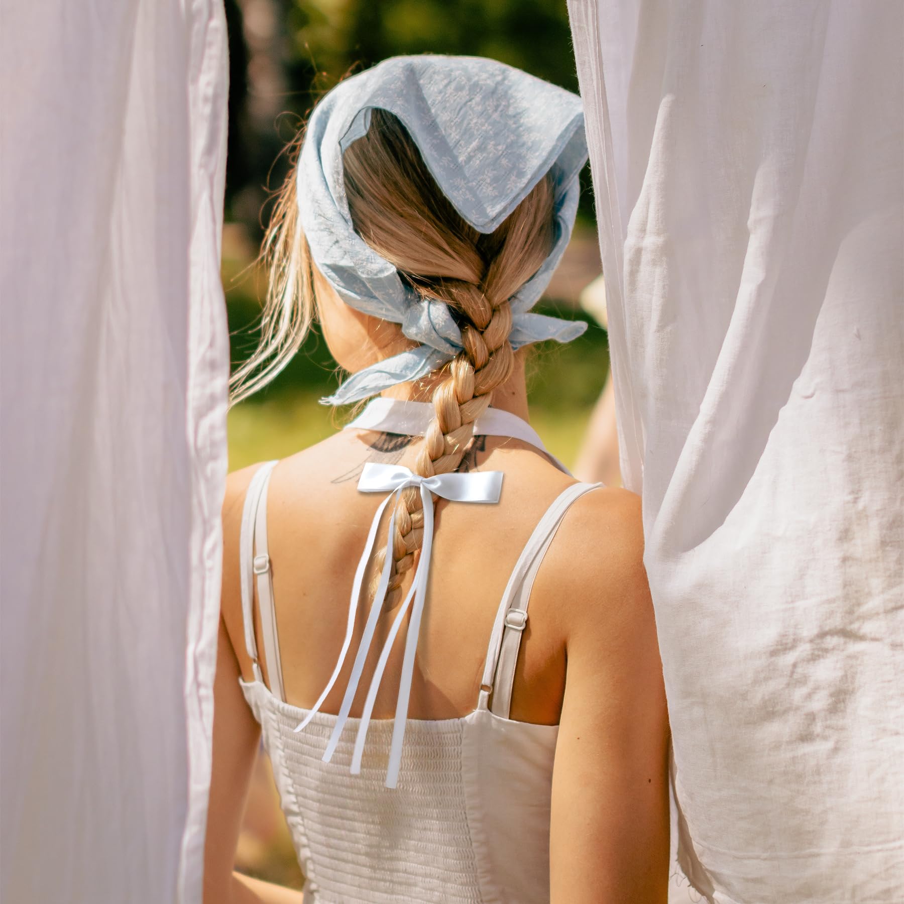 TULOBI daily wear ponytail clip white suits thick or thin hair