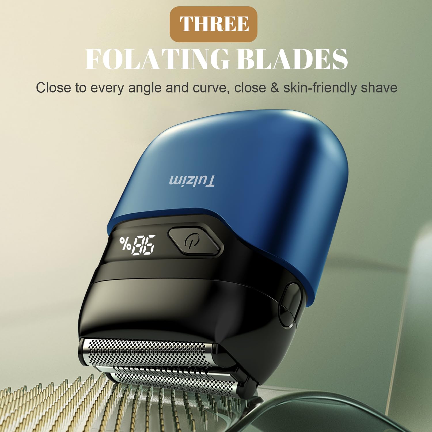Tulzim travel lock keeps shaver secure during trips.