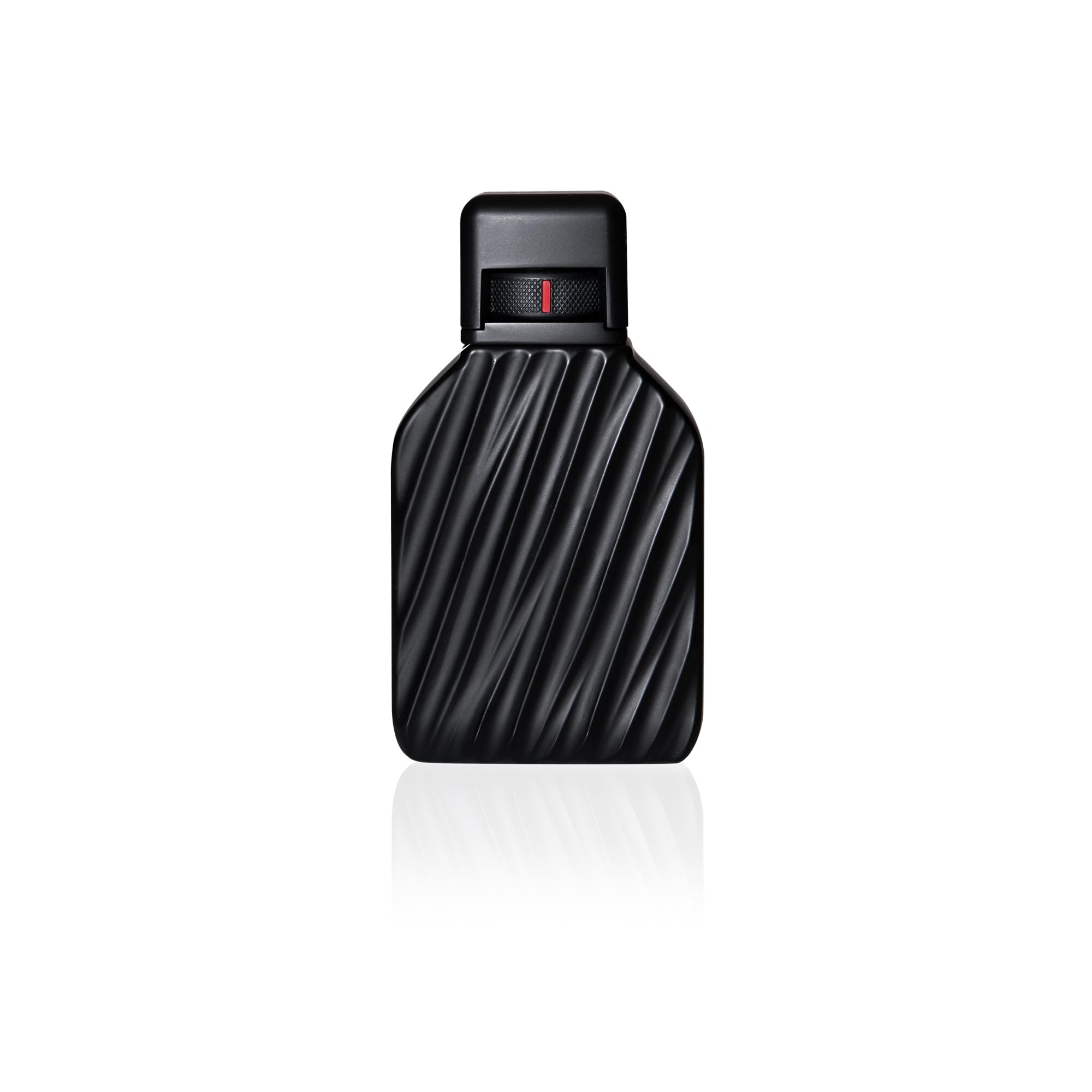 TUMI 19 Degree sandalwood musk base image suggests long-lasting fragrance through the day.