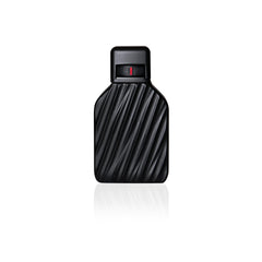 TUMI 19 Degree sandalwood musk base image suggests long-lasting fragrance through the day.