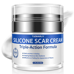 Tuoharliy Scar Cream bottle packaging highlights easy, fast-absorbing scar care.