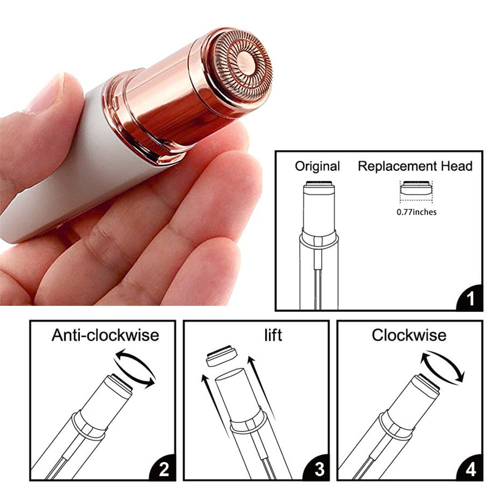 Tuokiy Gen 2 hypoallergenic replacement head for skin-friendly grooming.
