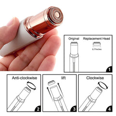 Tuokiy Gen 2 hypoallergenic replacement head for skin-friendly grooming.