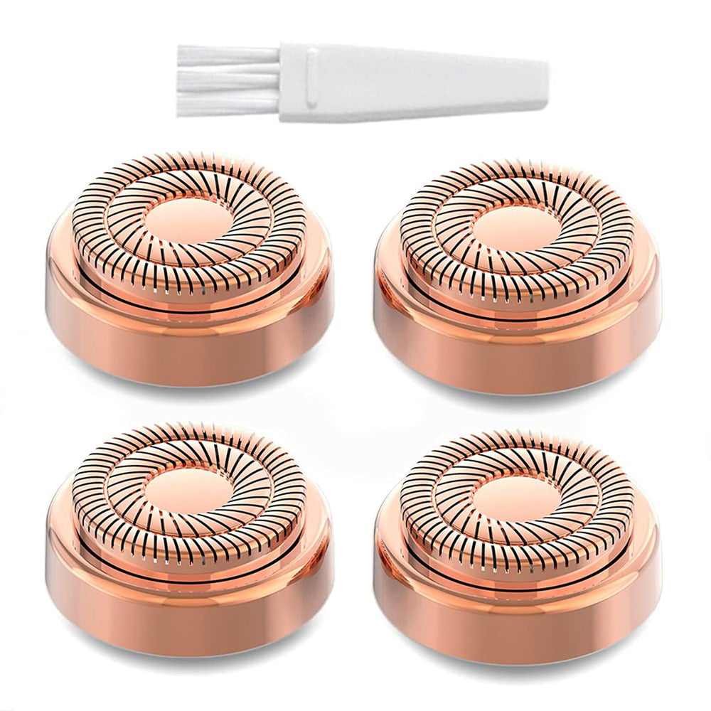 Tuokiy Gen 2 replacement heads pack of four for easy facial grooming.