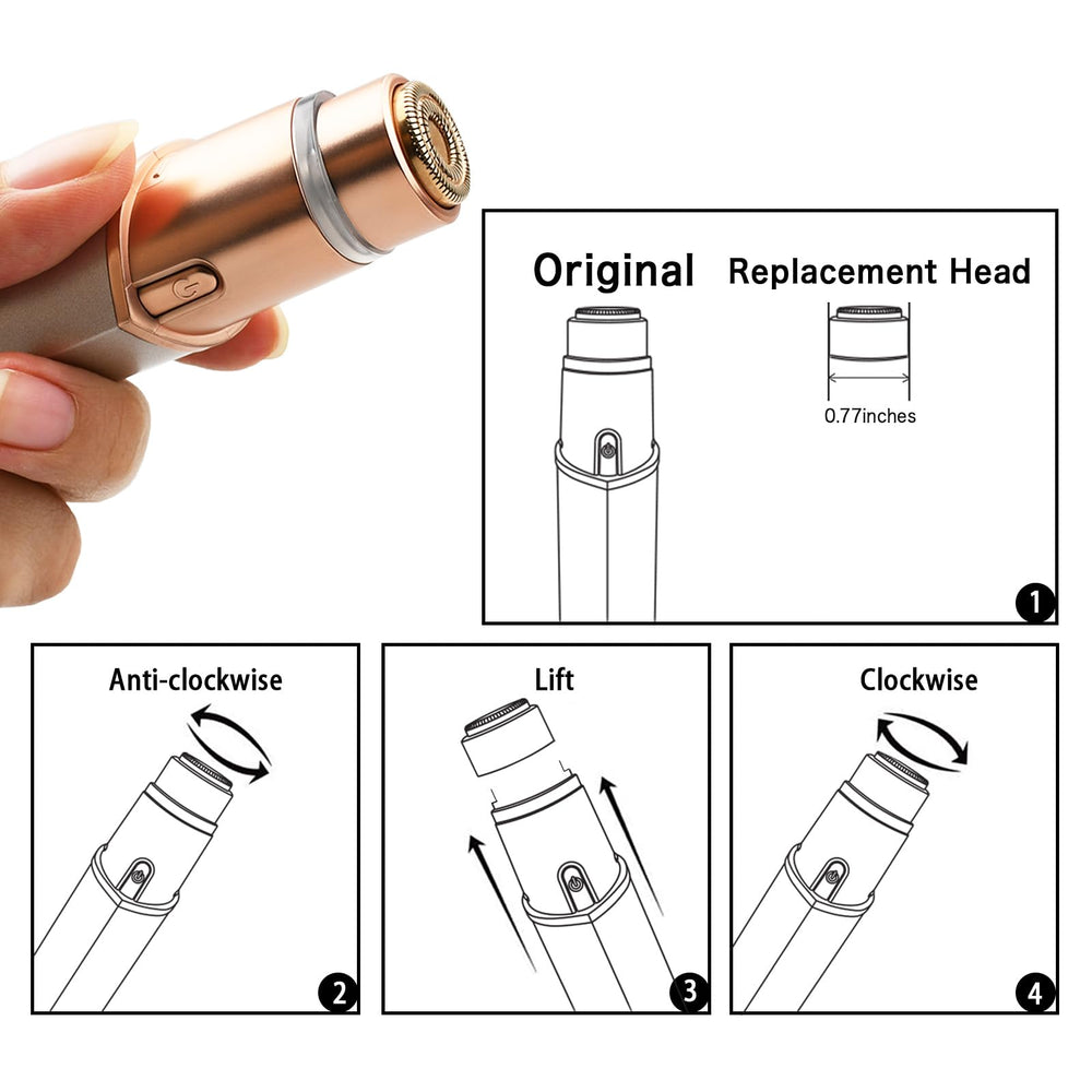 Tuokiy Gen 3 twist-on-off design enables quick and clean blade changes.