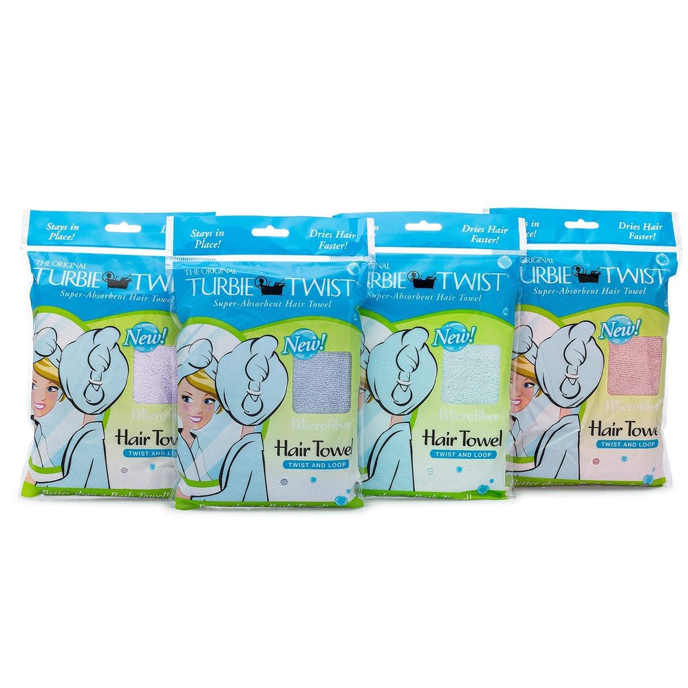 Turbie Twist travel-friendly packaging, ideal gifting and on-the-go grooming.