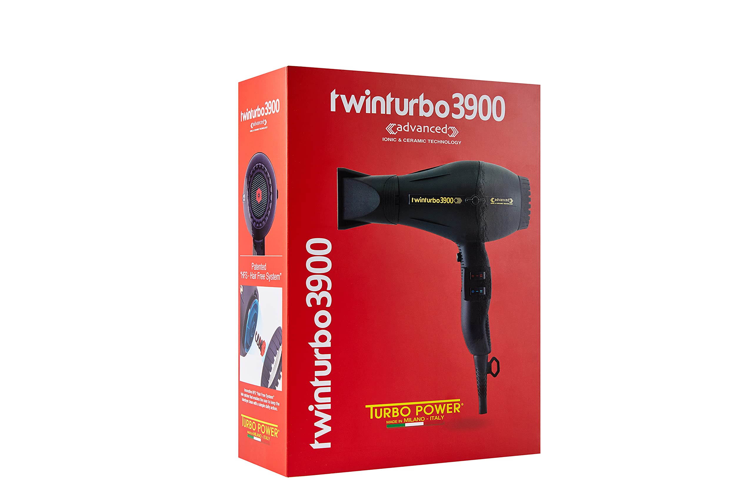 Turbo Power Twin Turbo 3900 heat-resistant front body offers safer, cooler handling.