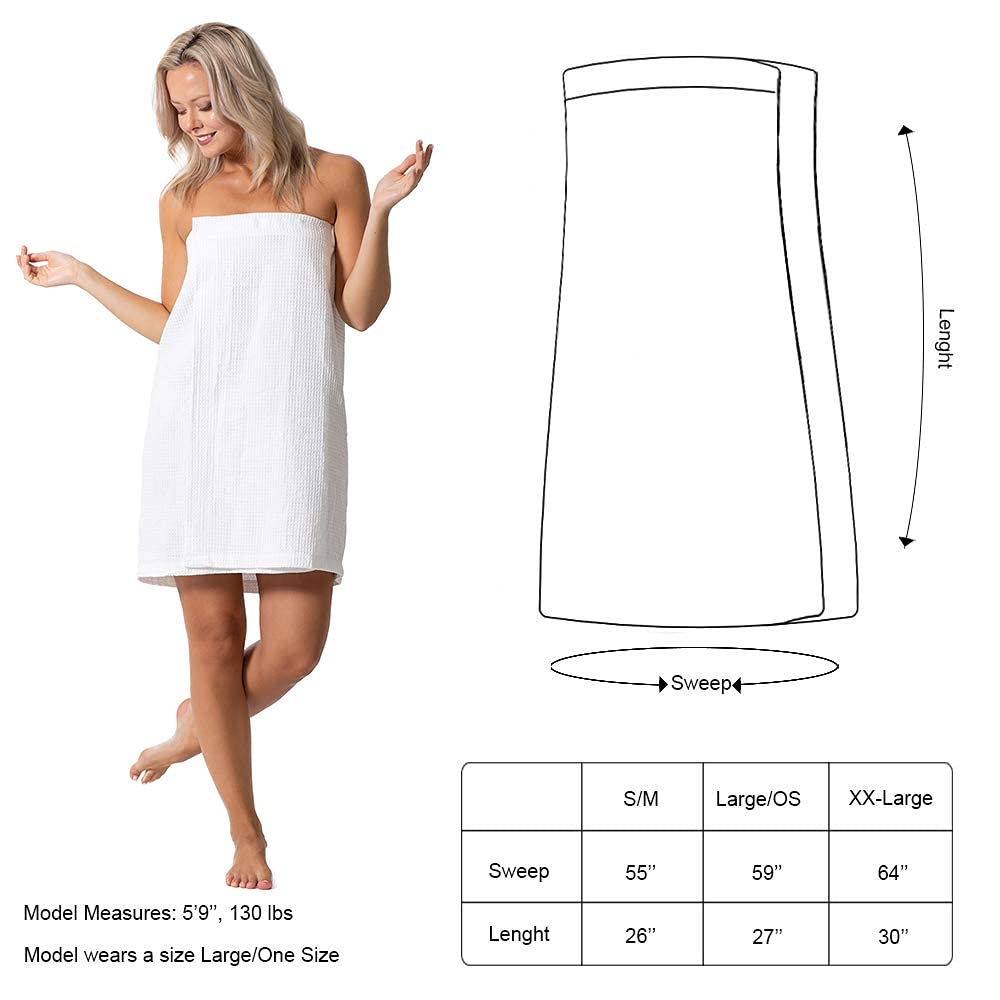 Gift-ready packaging for Turkish Linen waffle spa wrap, ideal for loved ones