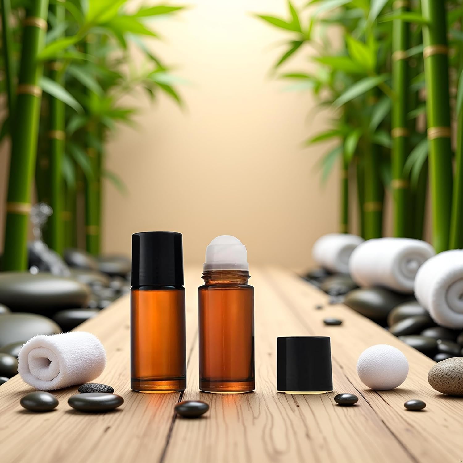 Tustao versatile-use roller bottles for perfumes, oils, deodorants.