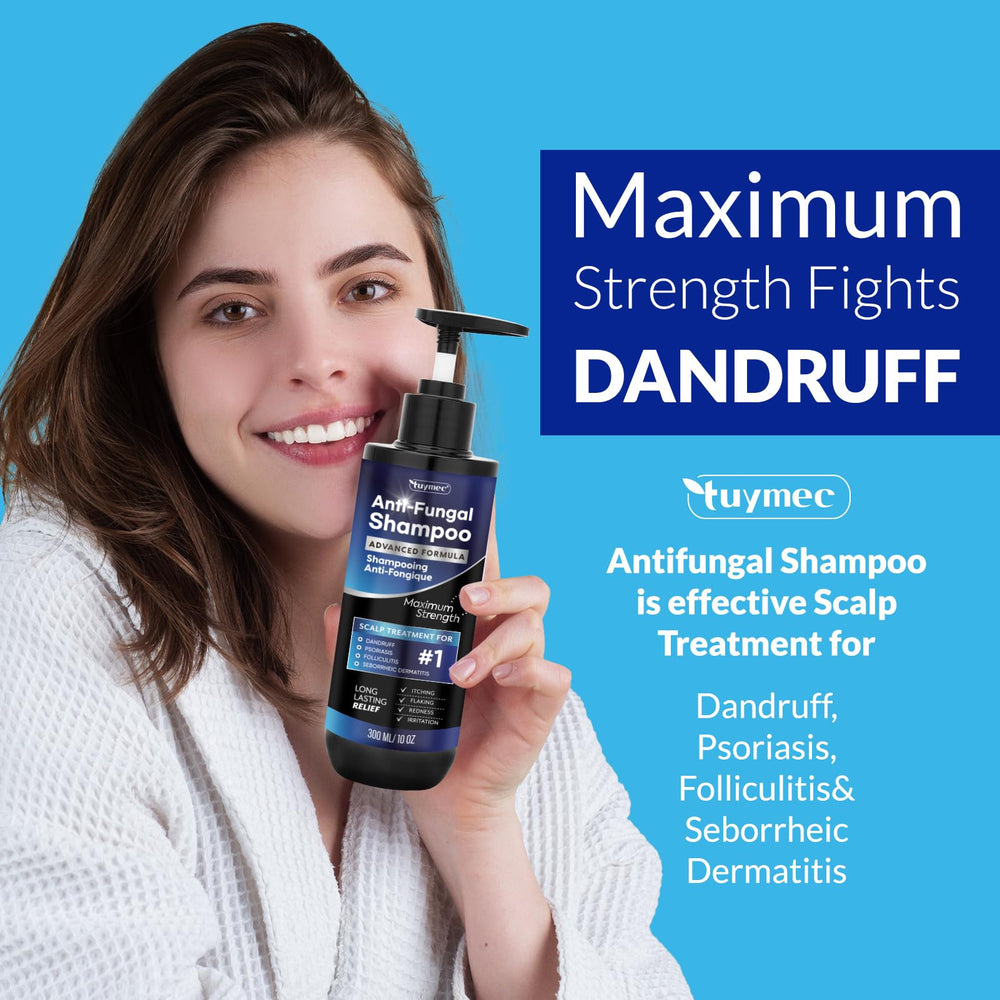 Tuymec psoriasis shampoo lather demonstrating gentle cleansing and fragrance