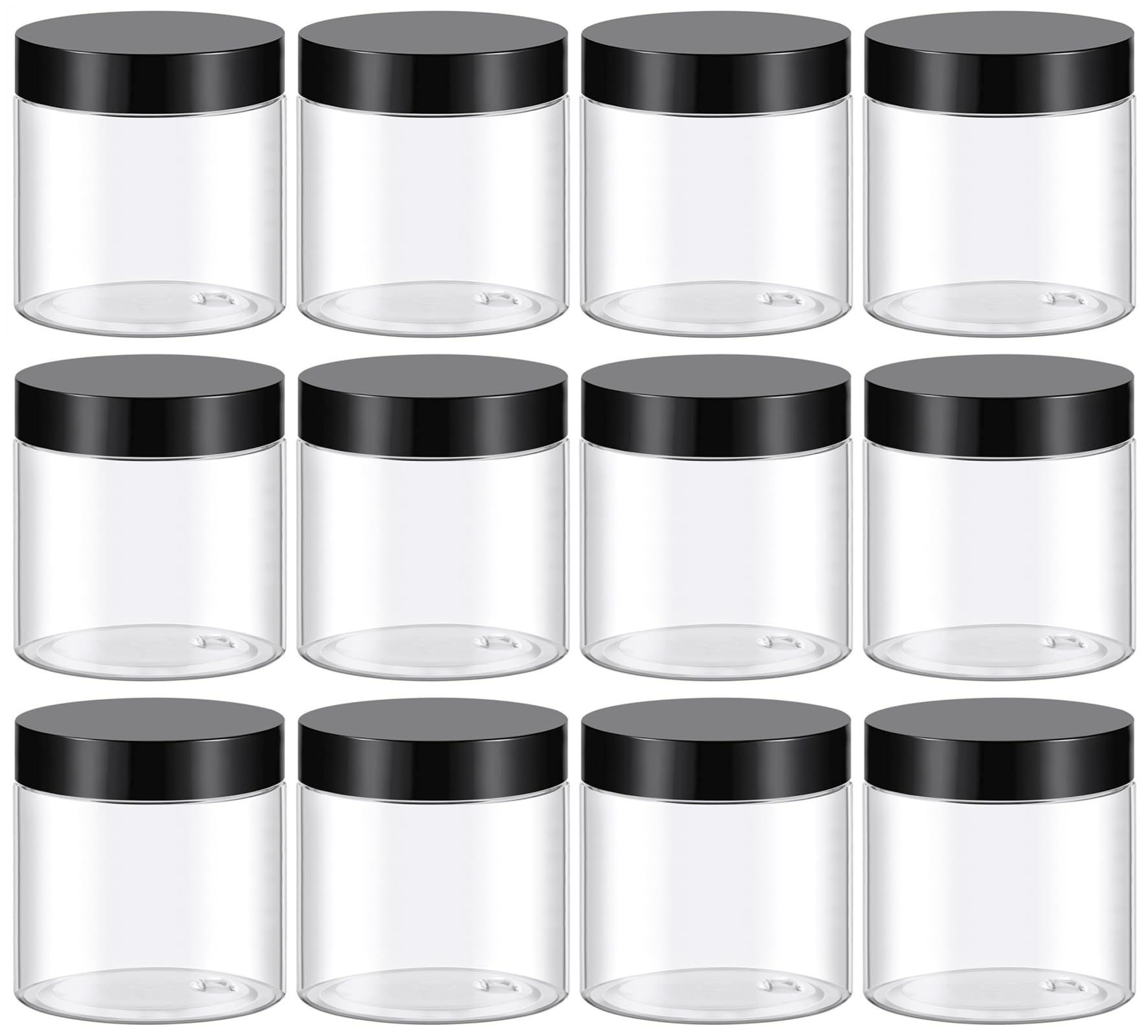 TUZAZO 48-pack 4oz container with lids for organized, ready-to-fill cosmetics.