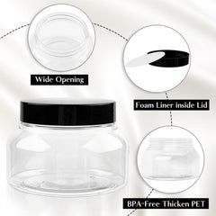 TUZAZO airtight leak-proof lid with foam seal helps keep products fresh.