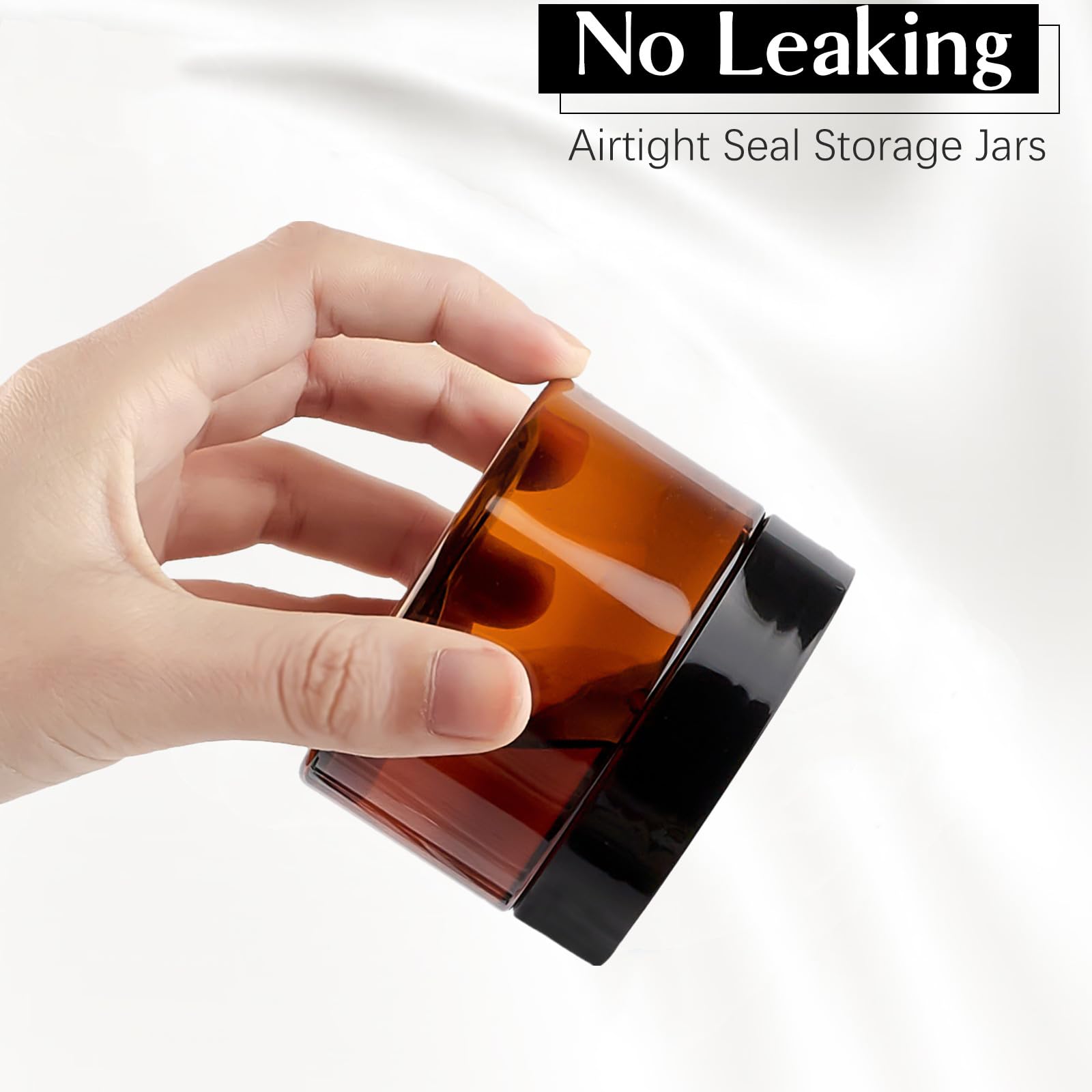 TUZAZO amber jar 12-pack packaging view for bulk storage