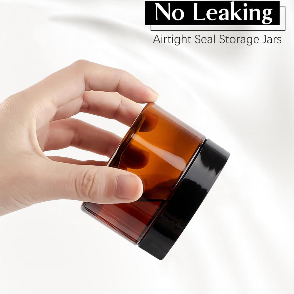 TUZAZO amber jar 12-pack packaging view for bulk storage
