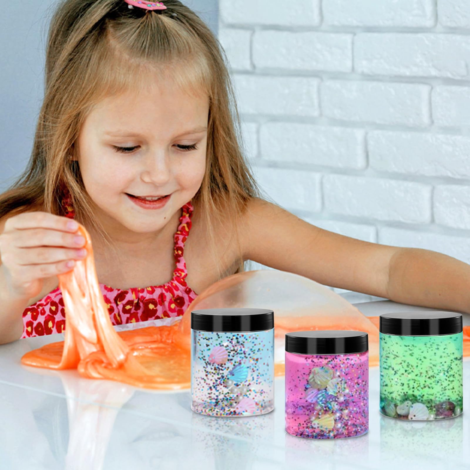 TUZAZO 8 oz jars fit in purses or shelves for convenient travel storage