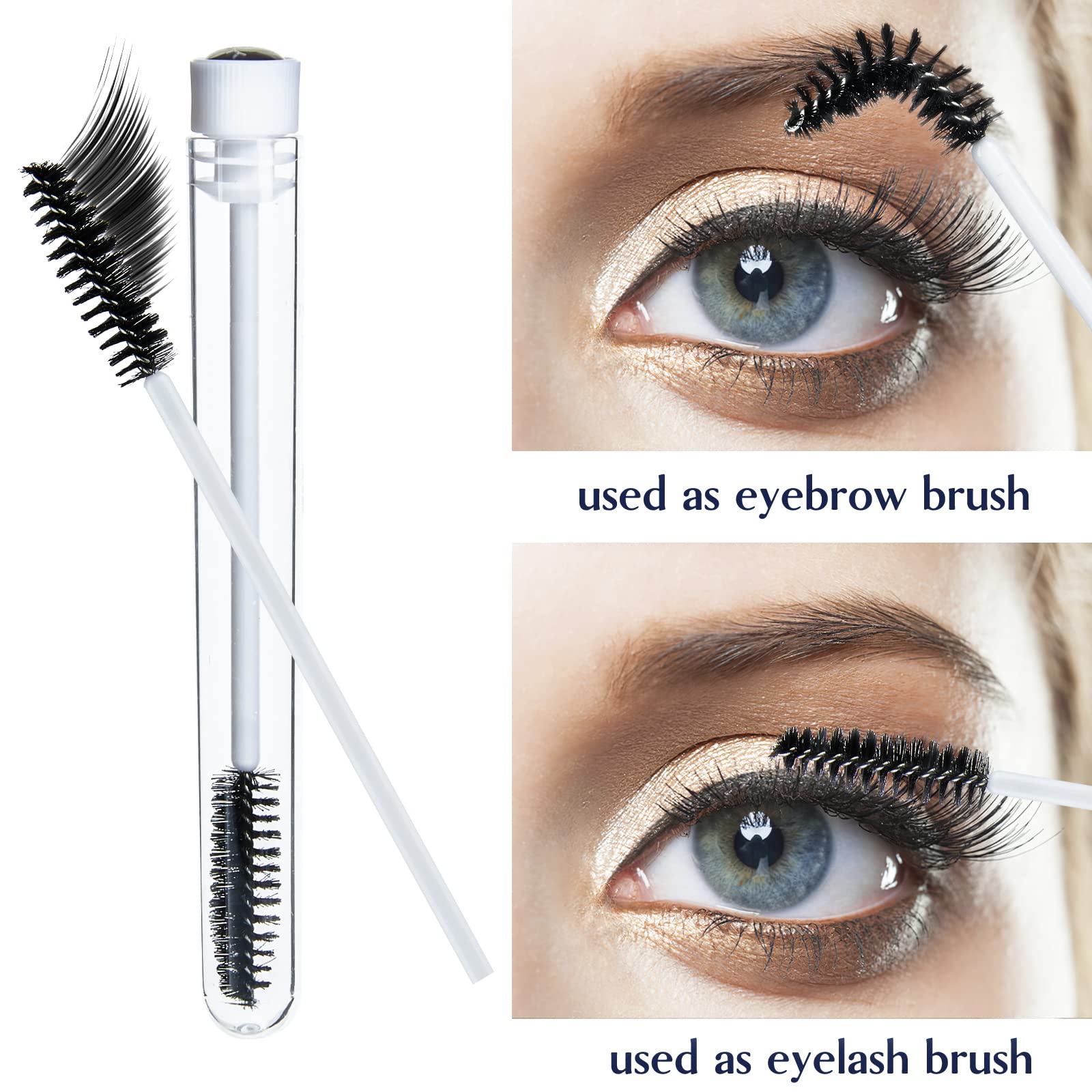 TUZAZO lash wand length 11 cm enables precise, comfortable application.