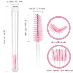 TUZAZO soft brush wand ensures gentle application on lashes.