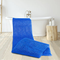 TUZIER African Net Sponge rich-lather image highlights easy foaming with minimal soap.