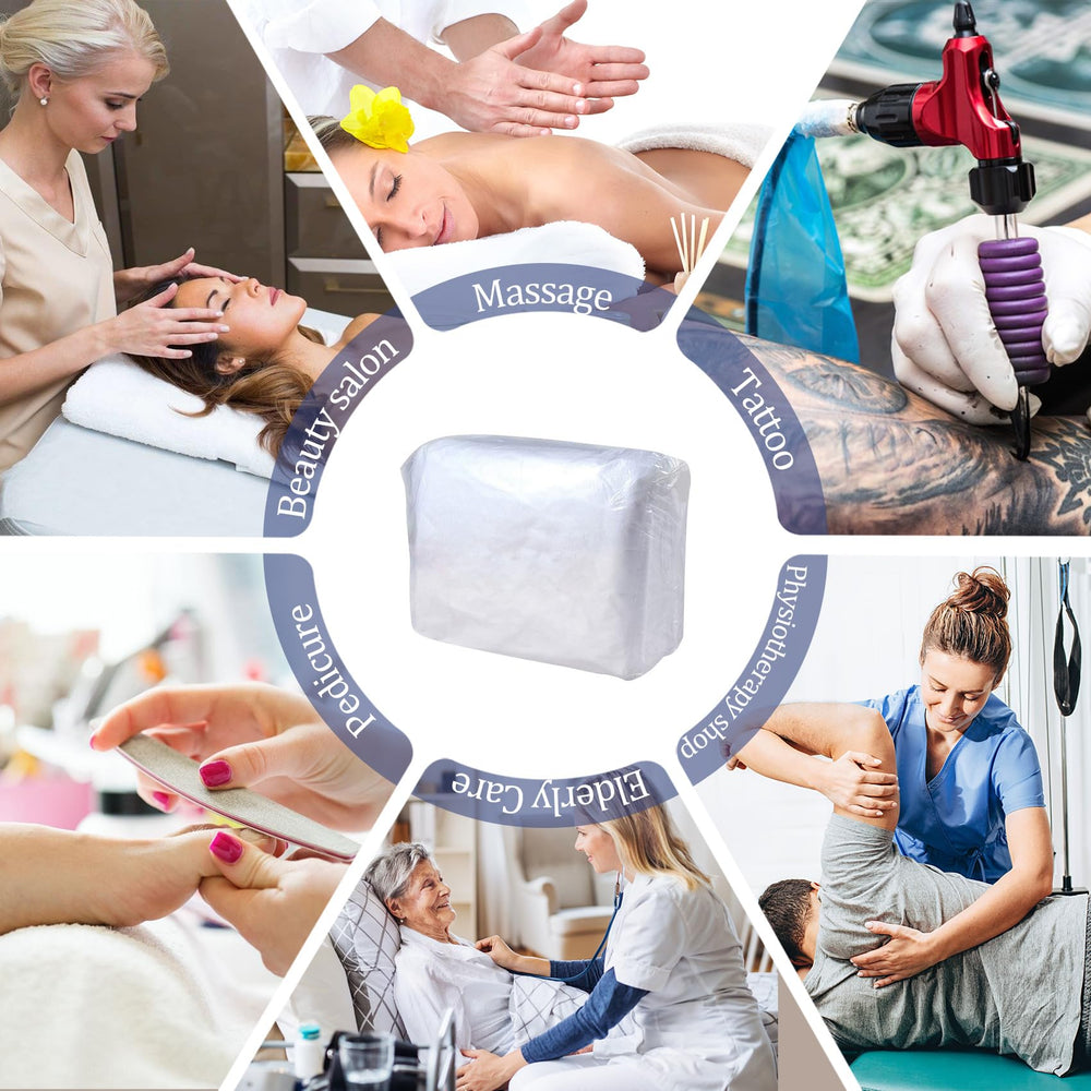 Tvvcalk professional salon-use disposable sheet on massage table in a spa setting