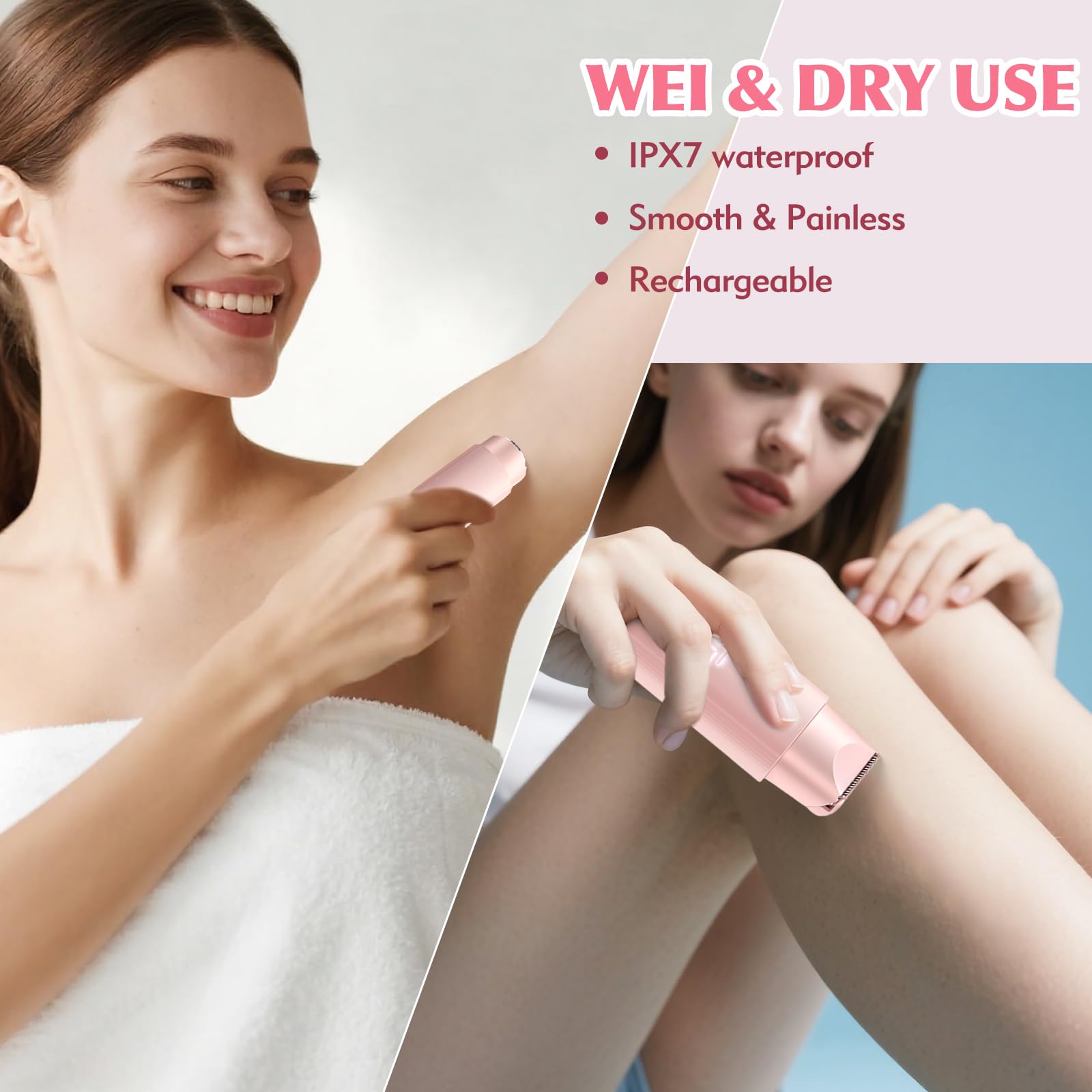 TWAKA bikini trimmer compact and portable for on-the-go grooming.