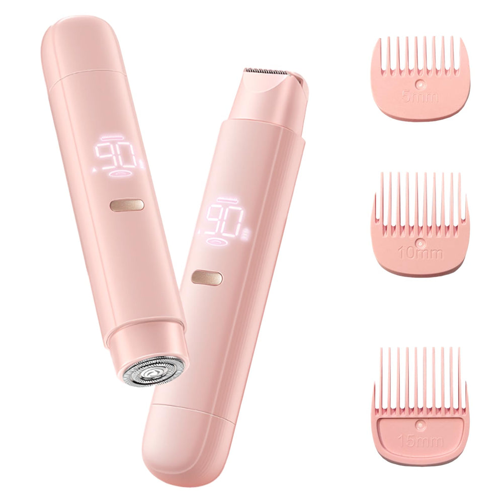 TWAKA bikini trimmer dual-head design supports fast shaving and precise epilation.